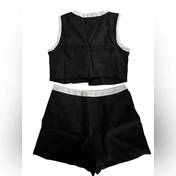 Reformation Roxy Linen Two Piece Size 4 - Picture 3 of 5